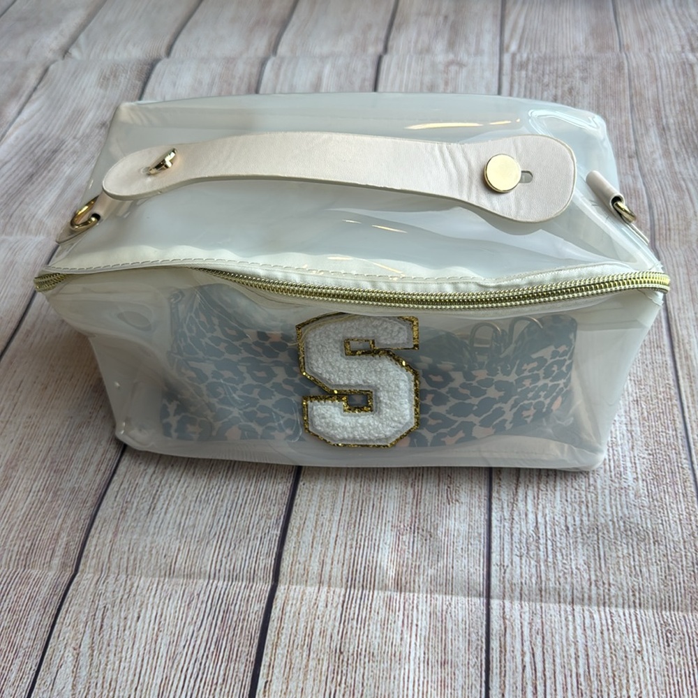 Clear Crossbody “S” Purse Bag for Women Stadium Approved Bag